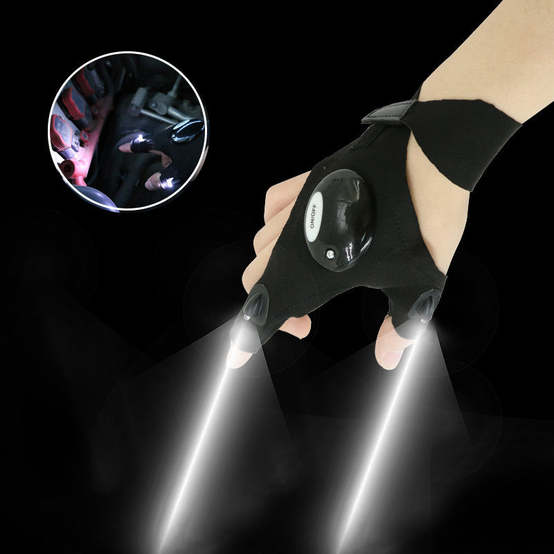 Gants pour lampe de poche LED d'extérieur