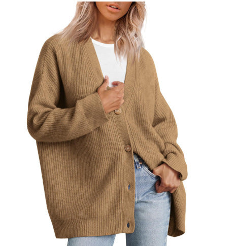 Cardigan en maille flatteur à col en V