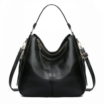 Grand sac fourre-tout en cuir pour femme