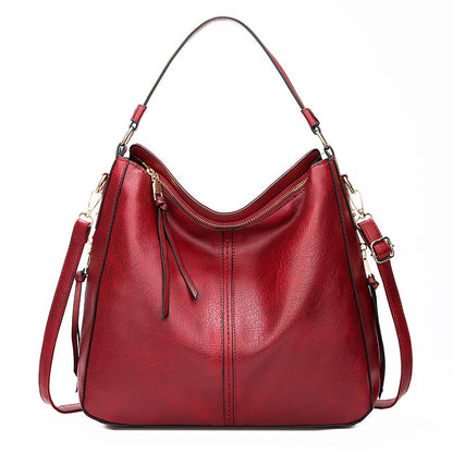 Grand sac fourre-tout en cuir pour femme