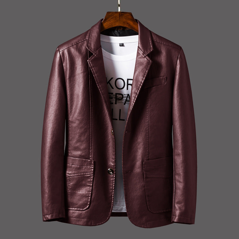 Veste en cuir pour homme et jeune