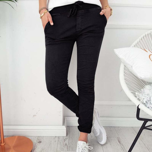 Pantalon slim élastique décontracté