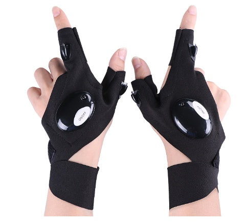 Gants pour lampe de poche LED d'extérieur