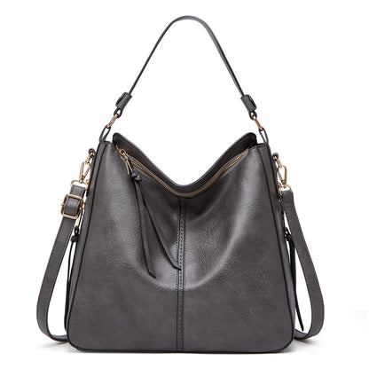 Grand sac fourre-tout en cuir pour femme