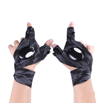 Gants pour lampe de poche LED d'extérieur