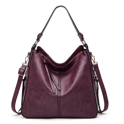 Grand sac fourre-tout en cuir pour femme