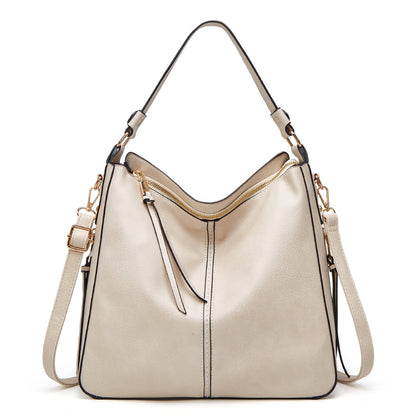 Grand sac fourre-tout en cuir pour femme